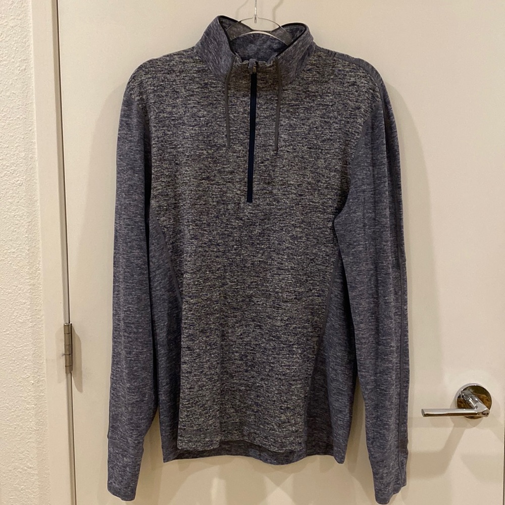 lululemon men’s large rulu quarter 1/4 zip